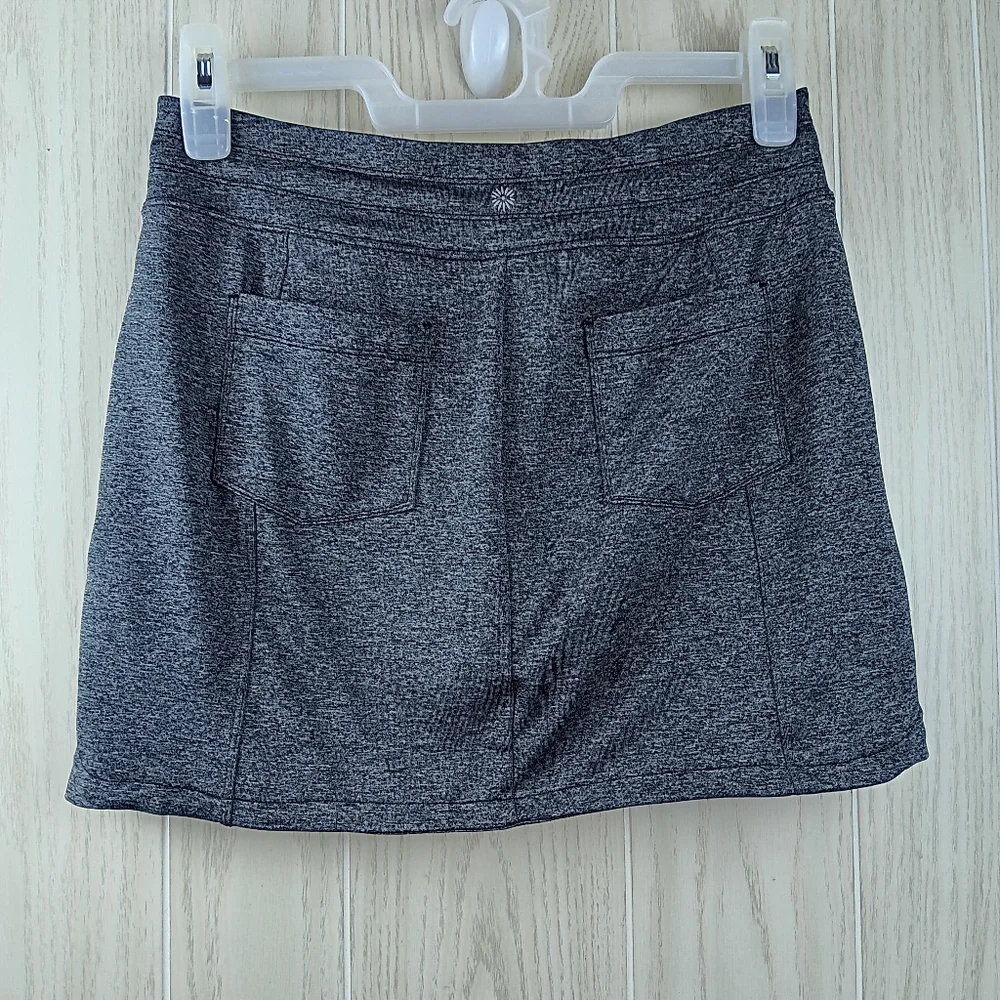 Tangerine Gray Athletic Skirt With Shorts Underneath Small tennis skirt - Picture 6 of 12